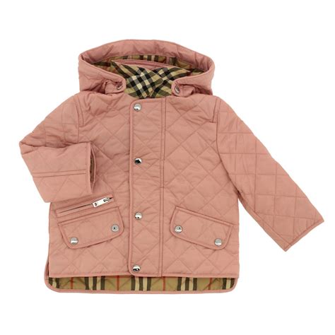 burberry pink baby coat|burberry baby outlet.